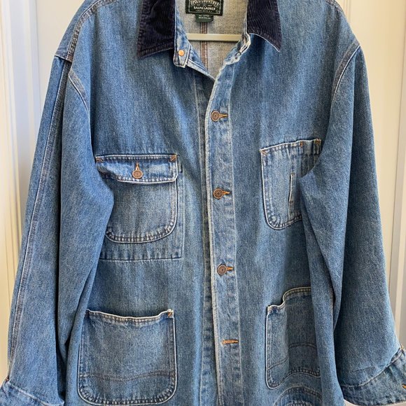 women's denim barn jacket